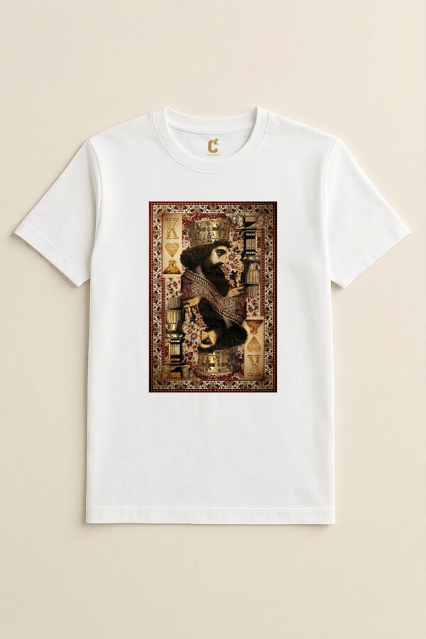 King Cyrus Heritage Card Tee White
