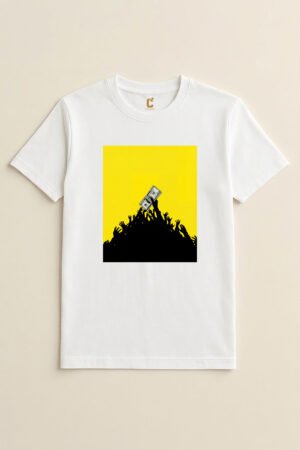 Money-Hunger-Tee-White